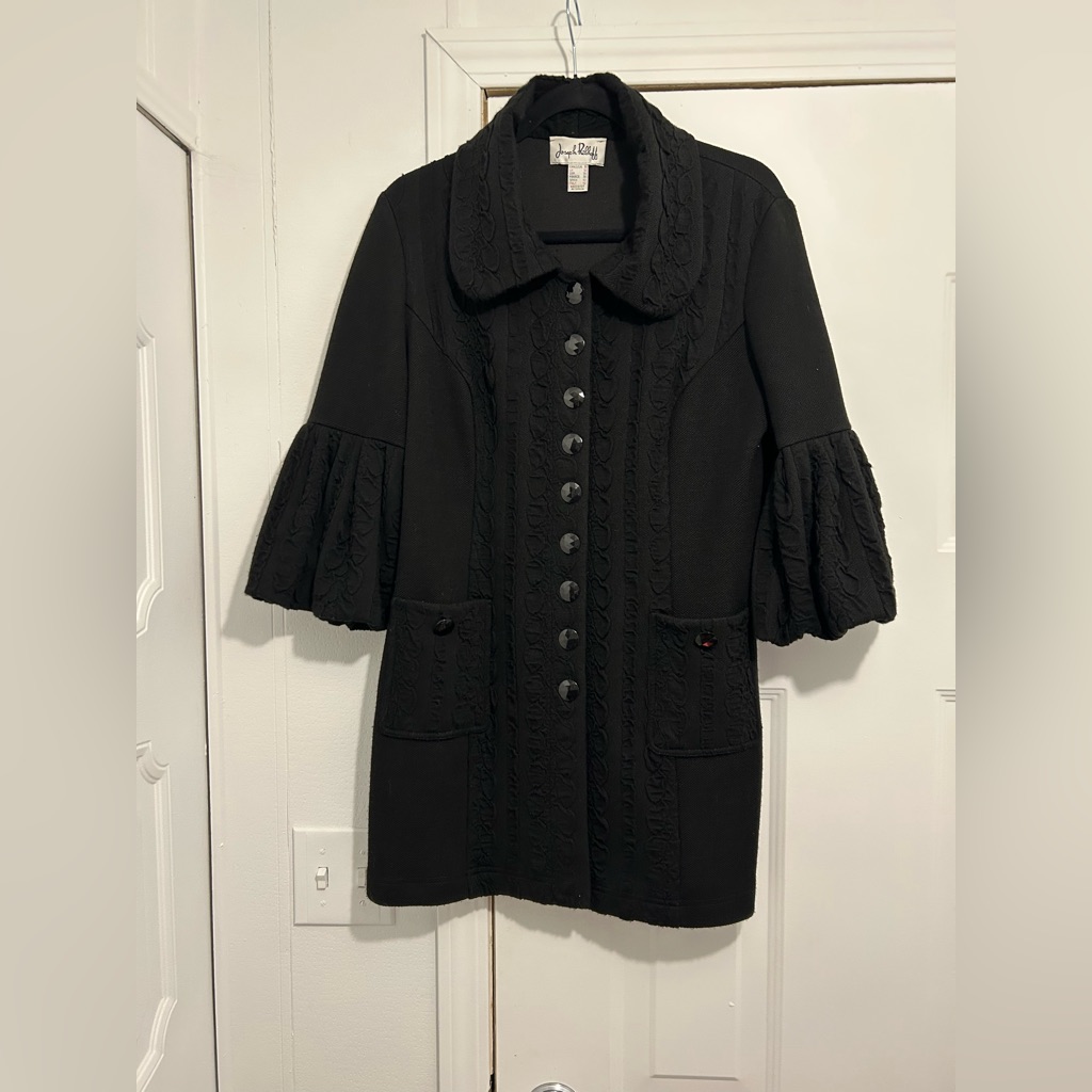 Joseph Ribkoff Black Cardigan Size 8